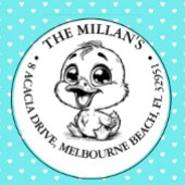 Baby Happy Duck theme Permastempel