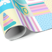 BABY HAPPY GESCHENKPAPIER (Rolleneckpunkt)