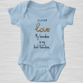 Baby Happy Valentines Bodysuit für Neugeborene Baby Strampler