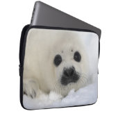 Baby-Harfen-Siegel Laptopschutzhülle (Vorne Rechts)