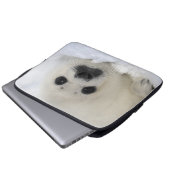 Baby-Harfen-Siegel Laptopschutzhülle (Vorne Knopf)