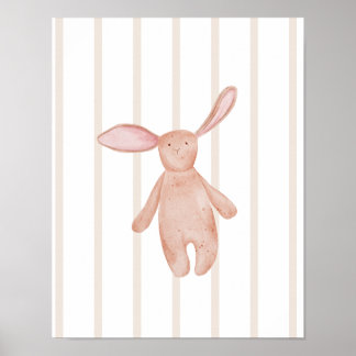 Baby-Hasen-Wandkunstposter Leinwand Kinderzimmer  Poster