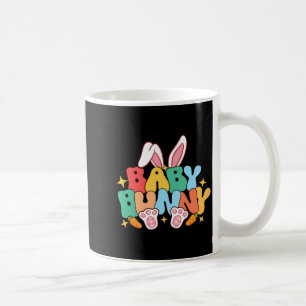 Baby-Hasenohren rosa Buffalo-Karo für Ostertag Kaffeetasse