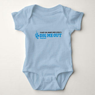Baby hat coole Eltern, die hören, um mich heraus Strampler