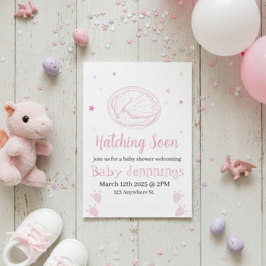 Baby Hatching Soon Baby shower invitation Einladung