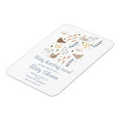 Baby Hatching Soon Chicken Baby Dusche Einladung Magnet (Linke Seite)