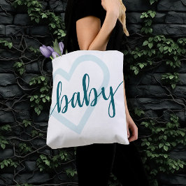 Baby Heart | Aquamarin Mitternacht Green Geblüht C Tasche