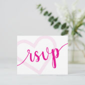 Baby Heart | Hitzewallung oder Reaktion Postkarte (Stehend Vorderseite)