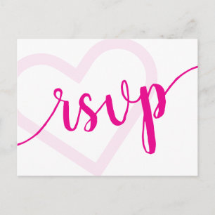 Baby Heart Hitzewallung oder Reaktion Postkarte