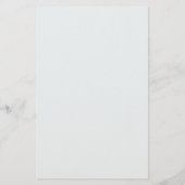 Baby Heart Rattle Pale Baby Tinted Blue Briefpapier (Rückseite)