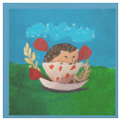 Baby Hedgehog Stoff (Nahaufnahme)