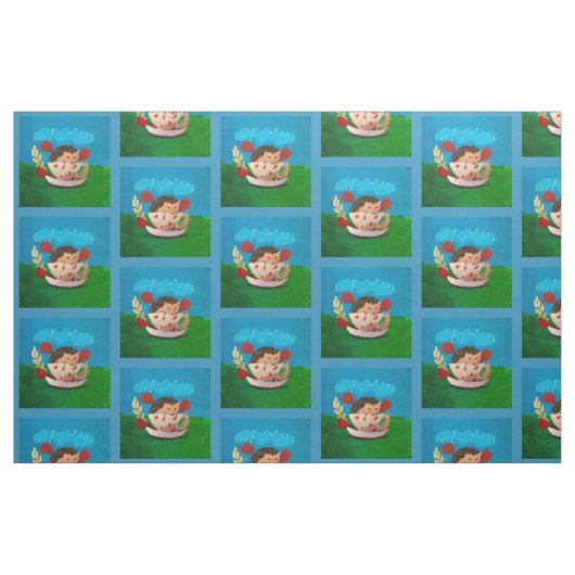 Baby Hedgehog Stoff (Fat Quarter (45,7 x 55,9 cm))