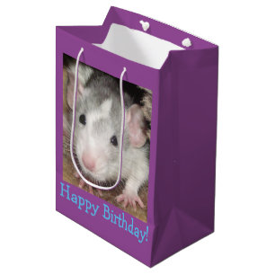 Baby heisere Dumbo Ratte Geburtstagsgeschenktasche Mittlere Geschenktüte