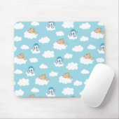 Baby Hercules and Pegasus Cloud Pattern Mouse Pad Mousepad (Mit Mouse)