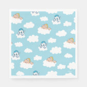 Baby Hercules and Pegasus Cloud Pattern Napkins Serviette (Vorderseite)