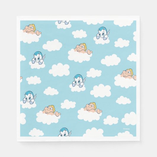 Baby Hercules and Pegasus Cloud Pattern Napkins Serviette (Vorderseite)