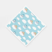 Baby Hercules and Pegasus Cloud Pattern Napkins Serviette (Ecke)