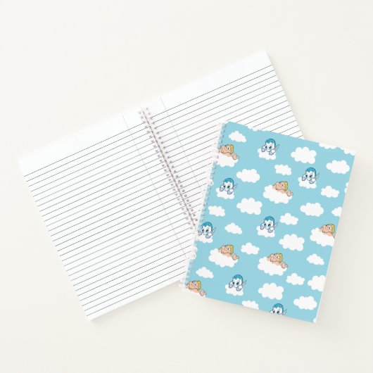Baby Hercules and Pegasus Cloud Pattern Notebook Notizblock (Innenseite)
