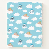 Baby Hercules and Pegasus Cloud Pattern Notebook Notizblock (Rückseite)