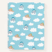 Baby Hercules and Pegasus Cloud Pattern Notebook Notizblock (Vorderseite)