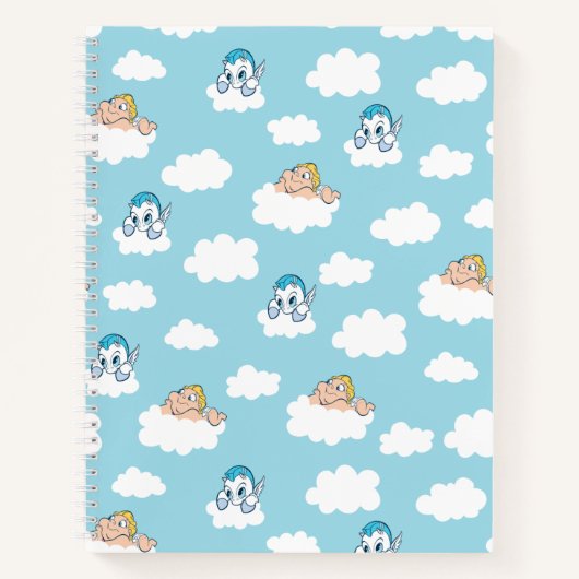 Baby Hercules and Pegasus Cloud Pattern Notebook Notizblock (Vorderseite)