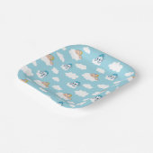 Baby Hercules and Pegasus Cloud Pattern Paper Plat Pappteller (Gewinkelt)