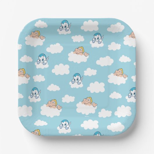 Baby Hercules and Pegasus Cloud Pattern Paper Plat Pappteller (Vorderseite)