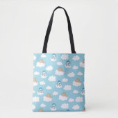 Baby Hercules and Pegasus Cloud Pattern Tote Bag Tasche (Vorderseite)