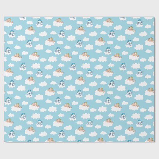 Baby Hercules and Pegasus Cloud Pattern Wrapping P Geschenkpapier (Flach)