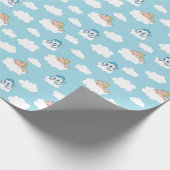 Baby Hercules and Pegasus Cloud Pattern Wrapping P Geschenkpapier (Ecke)