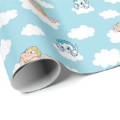 Baby Hercules and Pegasus Cloud Pattern Wrapping P Geschenkpapier (Rolleneckpunkt)