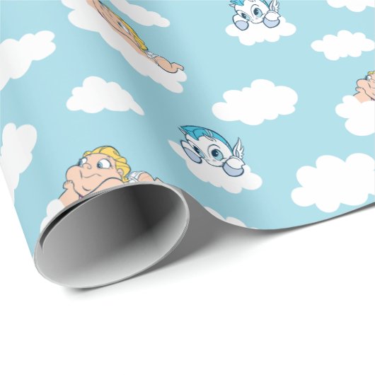 Baby Hercules and Pegasus Cloud Pattern Wrapping P Geschenkpapier (Rolleneckpunkt)
