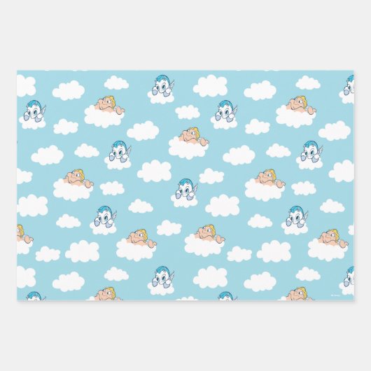 Baby Hercules and Pegasus Cloud Pattern Wrapping P Geschenkpapier Set (Vorderseite)