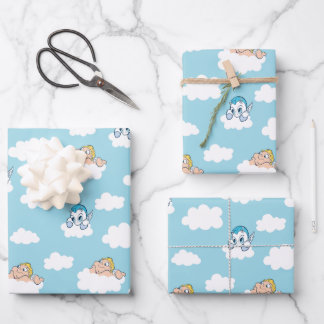 Baby Hercules and Pegasus Cloud Pattern Wrapping P Geschenkpapier Set
