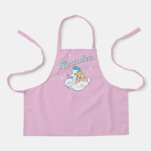 Baby Hercules and Pegasus on a Cloud Apron Schürze (Vorderseite)