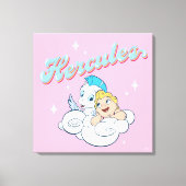 Baby Hercules and Pegasus on a Cloud Canvas Print Leinwanddruck (Vorderseite)