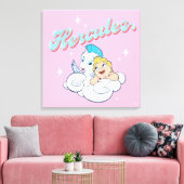 Baby Hercules and Pegasus on a Cloud Canvas Print Leinwanddruck (Insitu (Wohnzimmer))