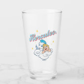 Baby Hercules and Pegasus on a Cloud Glass Glas (Vorderseite)