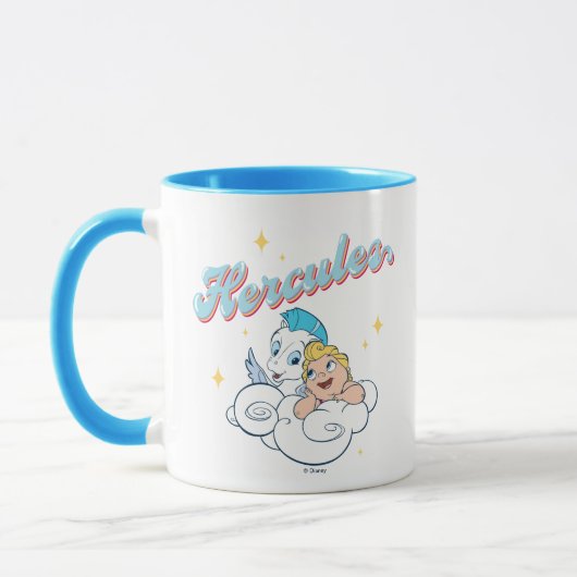 Baby Hercules and Pegasus on a Cloud Mug Tasse (Links)