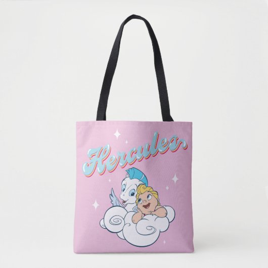 Baby Hercules and Pegasus on a Cloud Tote Bag Tasche (Vorderseite)
