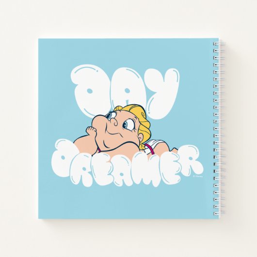Baby Hercules - Day Dreamer Notebook Notizblock (Rückseite)