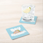 Baby Hercules - Day Dreamer Square Paper Coaster Rechteckiger Pappuntersetzer (Vor Ort)