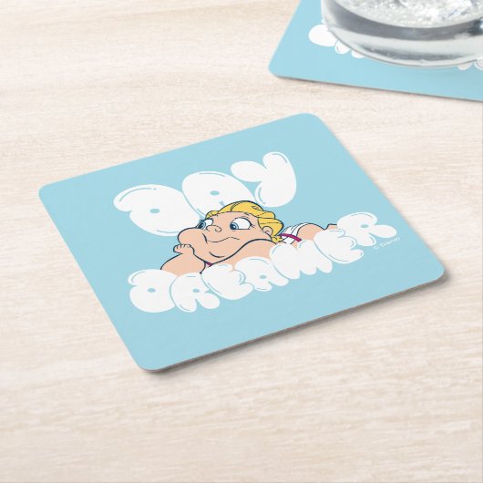Baby Hercules - Day Dreamer Square Paper Coaster Rechteckiger Pappuntersetzer (angewinkelt)