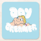 Baby Hercules - Day Dreamer Square Paper Coaster Rechteckiger Pappuntersetzer (Vorderseite)