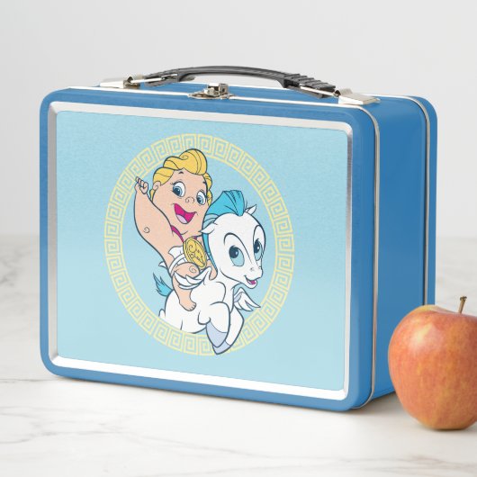 Baby Hercules Riding Pegasus Metal Lunch Box (Beispiel)