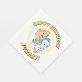 Baby Hercules Riding Pegasus Napkins Serviette (Ecke)