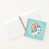 Baby Hercules Riding Pegasus Notebook Notizblock (Innenseite)