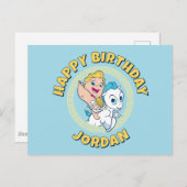 Baby Hercules Riding Pegasus Postcard Postkarte (Vorne/Hinten)