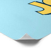 Baby Hercules Riding Pegasus Poster (Ecke)