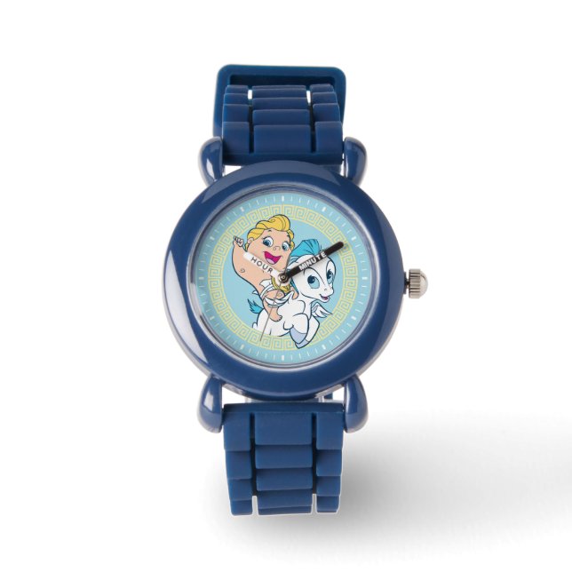 Baby Hercules Riding Pegasus Watch Armbanduhr (Vorderseite)